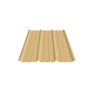 Panel Tan 40yr R-Panel 26g